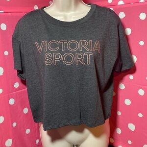 NWT XS Victoria Sport short sleeves crop top